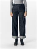 OBJSAVA CRYSTAL MW WIDE ANKLE JEANS 136 dark blue denim