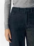OBJSAVA CRYSTAL MW WIDE ANKLE JEANS 136 dark blue denim