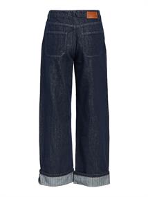 OBJSAVA CRYSTAL MW WIDE ANKLE JEANS 136 dark blue denim