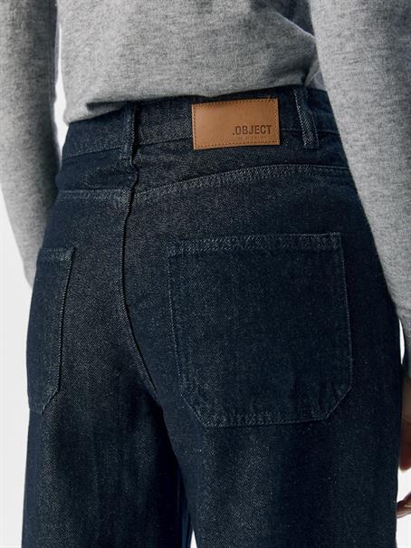 OBJSAVA CRYSTAL MW WIDE ANKLE JEANS 136 dark blue denim