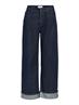 OBJSAVA CRYSTAL MW WIDE ANKLE JEANS 136 dark blue denim
