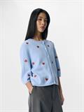 OBJTHESS 3/4 SLEEVE CARDIGAN NOOS serenity