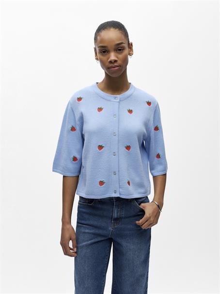 OBJTHESS 3/4 SLEEVE CARDIGAN NOOS serenity