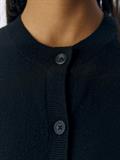 OBJTHESS L/S SHORT CARDIGAN NOOS black