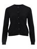 OBJTHESS L/S SHORT CARDIGAN NOOS black