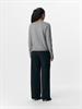 OBJTHESS L/S SHORT CARDIGAN NOOS medium grey melange