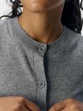 OBJTHESS L/S SHORT CARDIGAN NOOS medium grey melange