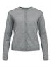 OBJTHESS L/S SHORT CARDIGAN NOOS medium grey melange