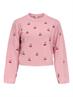 OBJTHESS L/S WIDE SLEEVE PULLOVER E DIV rose elegance