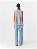OBJTUTTA S/L LO O-NECK TOP DIV white
