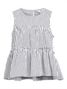 OBJTUTTA S/L LO O-NECK TOP DIV white