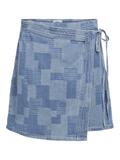 OBJYLVA DNM HW RE SHORT SKIRT 134 light blue denim