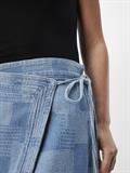 OBJYLVA DNM HW RE SHORT SKIRT 134 light blue denim