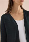 Offene 3/4-Arm Jacke im Ajour-Look palm breeze green