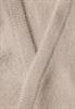 Offene Federgarn-Weste in Unifarbe cashmere beige