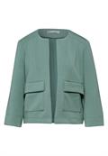 Offene Jacke seafoam green