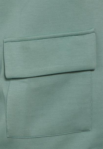 Offene Jacke seafoam green