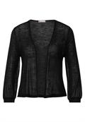 Offene Shirtjacke black