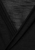 Offene Shirtjacke black