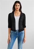 Offene Shirtjacke black