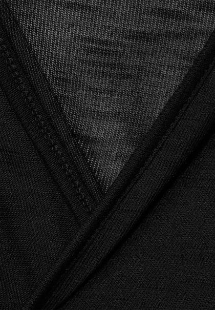 Offene Shirtjacke black