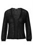 Offene Shirtjacke black