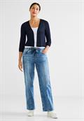 Offene Shirtjacke deep blue