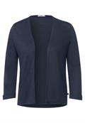 Offene Shirtjacke deep blue