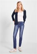 Offene Shirtjacke deep blue
