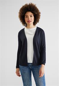 Offene Shirtjacke deep blue