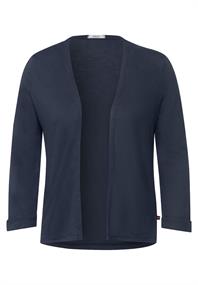 Offene Shirtjacke deep blue