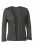 Offene Shirtjacke easy khaki