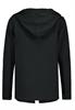 offene Sweatjacke black