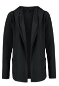 offene Sweatjacke black