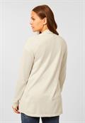 Offener Basic Cardigan birch white melange