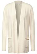 Offener Basic Cardigan birch white melange