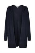 Offener Cardigan aus 100% Bio-Baumwolle navy