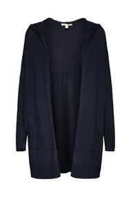 Offener Cardigan aus 100% Bio-Baumwolle navy