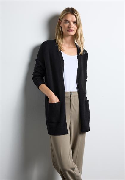 Offener Cardigan black