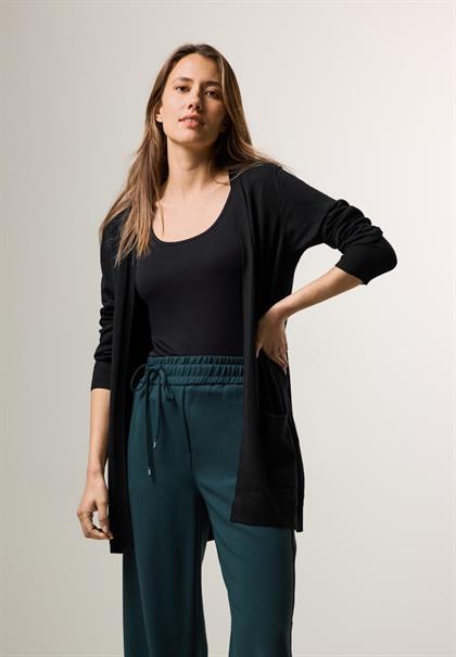 Offener Cardigan black