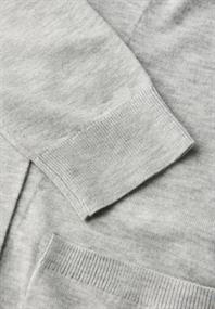 Offener Cardigan heather grey mel.