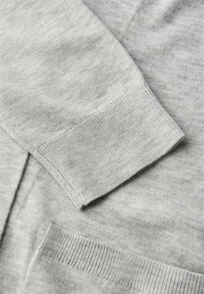 Offener Cardigan heather grey mel.