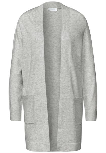 Offener Cardigan heather grey mel.