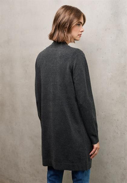 Offener Cardigan industrial grey mel.