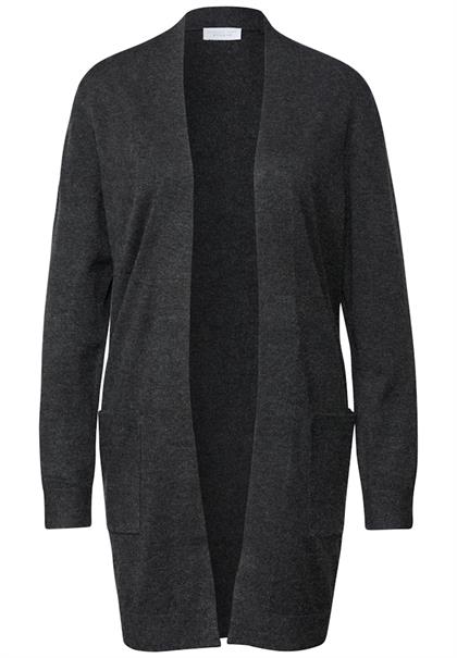 Offener Cardigan industrial grey mel.