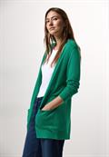 Offener Cardigan malachite green