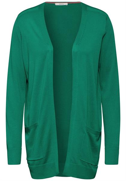 Offener Cardigan malachite green