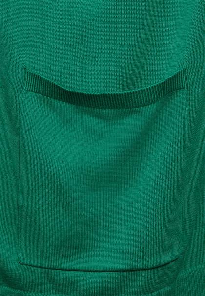 Offener Cardigan malachite green