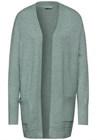 Offener Cardigan temper mint mel.
