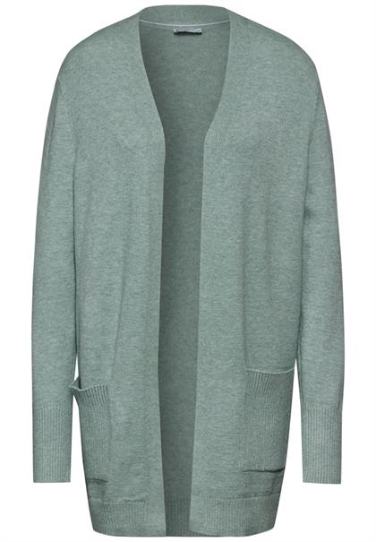 Offener Cardigan temper mint mel.